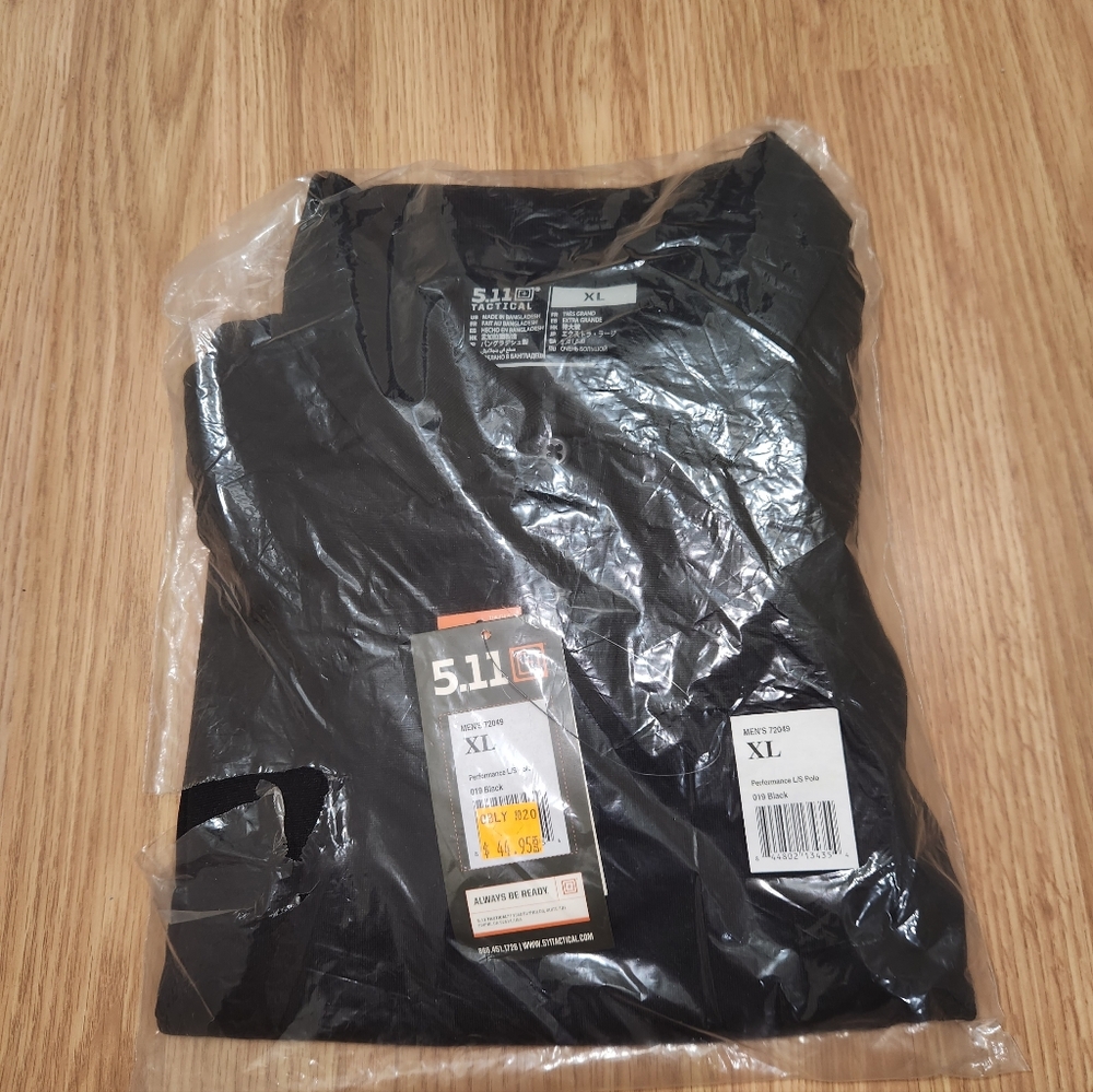 5.11 Tactical Men's Short Sleeve Black Tee